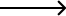 Black arrow pointing right, indicating next step or forward direction in navigation menu.